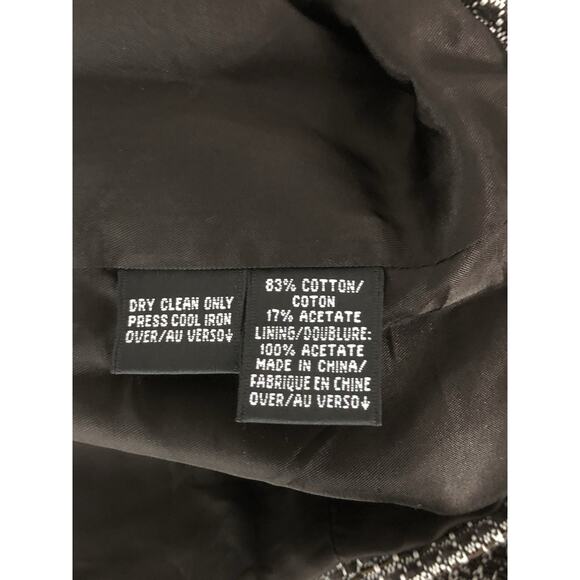 Linda Ellard Ellen Trac Women Blazer 12 Long Sleeve Clueless Preppy Zipper Front - Picture 8 of 10